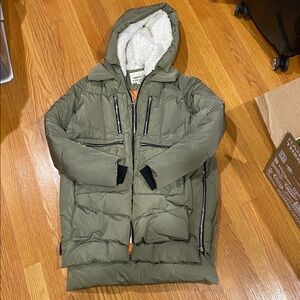 New Orolay Green Down Coat